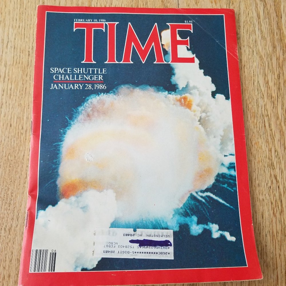 Time Magazine February 10th 1986 Space Shuttle Challenger Jan 28th 1986